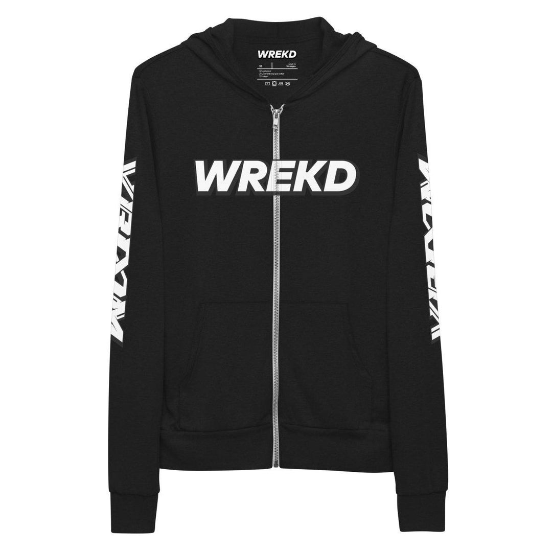 WREKD x VROOM Unisex zip hoodie at WREKD Co.