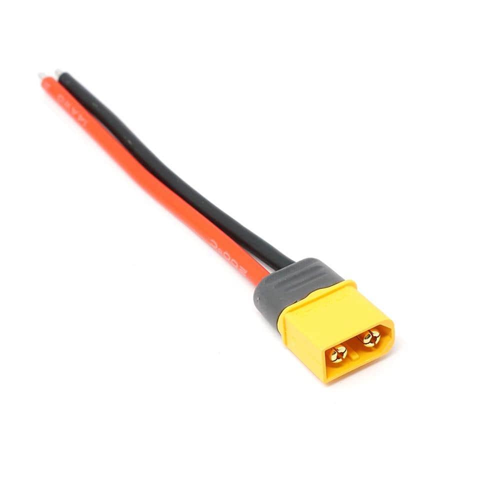 XT60 Pigtail 14AWG 4" Male - Choose Color / Connector at WREKD Co.