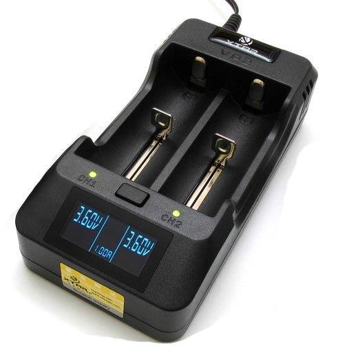 XTAR VP2 Li-ion, LifePo4 (3.6V/4.2V/4.35V) Battery Charger at WREKD Co.